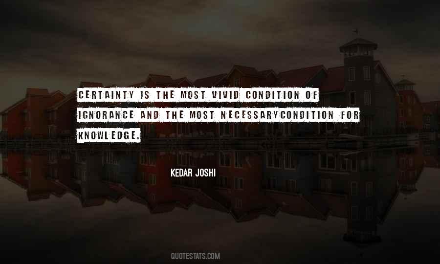 Kedar Joshi Quotes #1360892