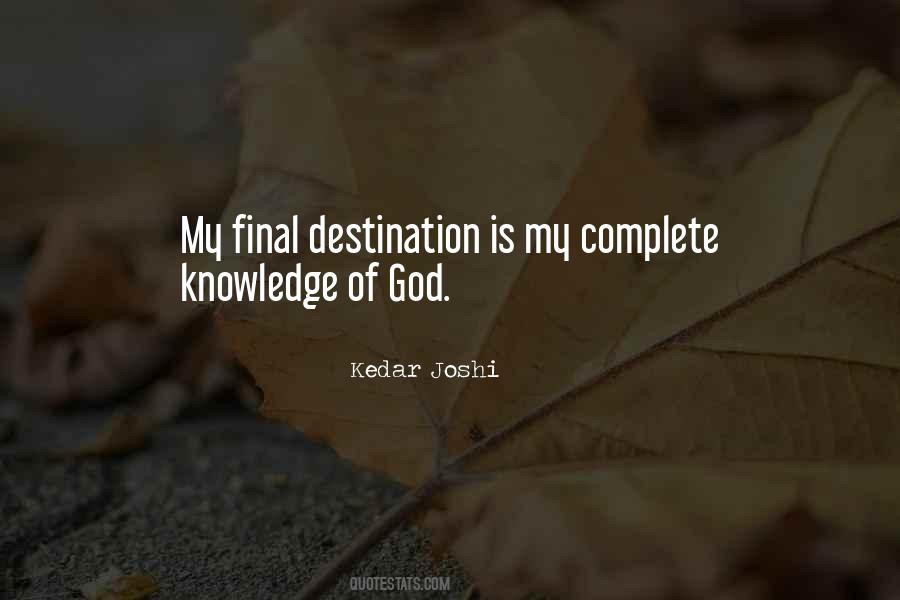 Kedar Joshi Quotes #201588