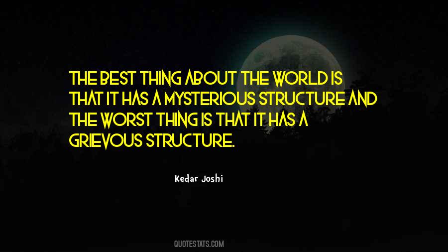 Kedar Joshi Quotes #609973