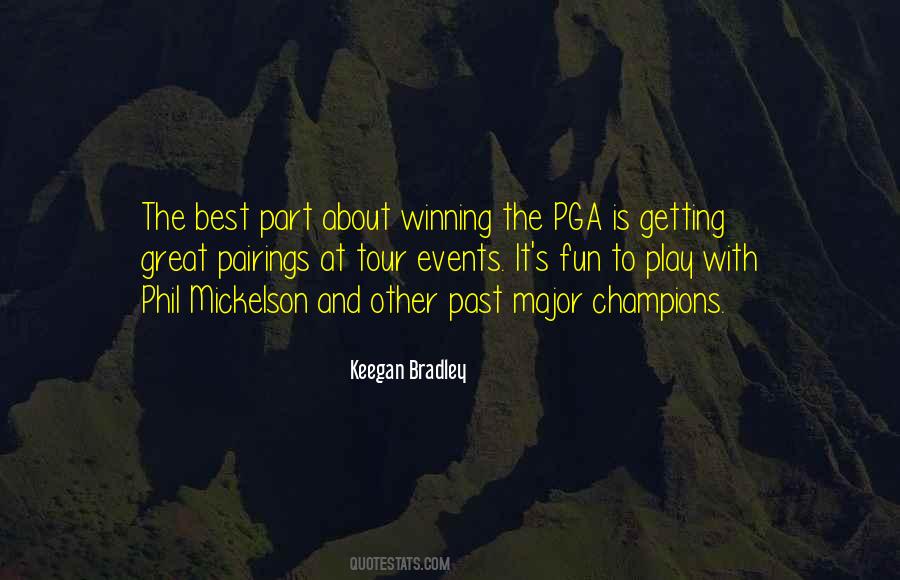 Keegan Bradley Quotes #32406