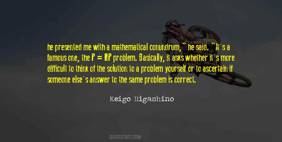 Keigo Higashino Quotes #79310