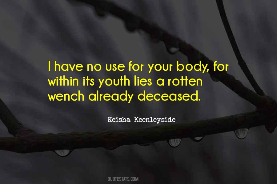 Keisha Keenleyside Quotes #157367