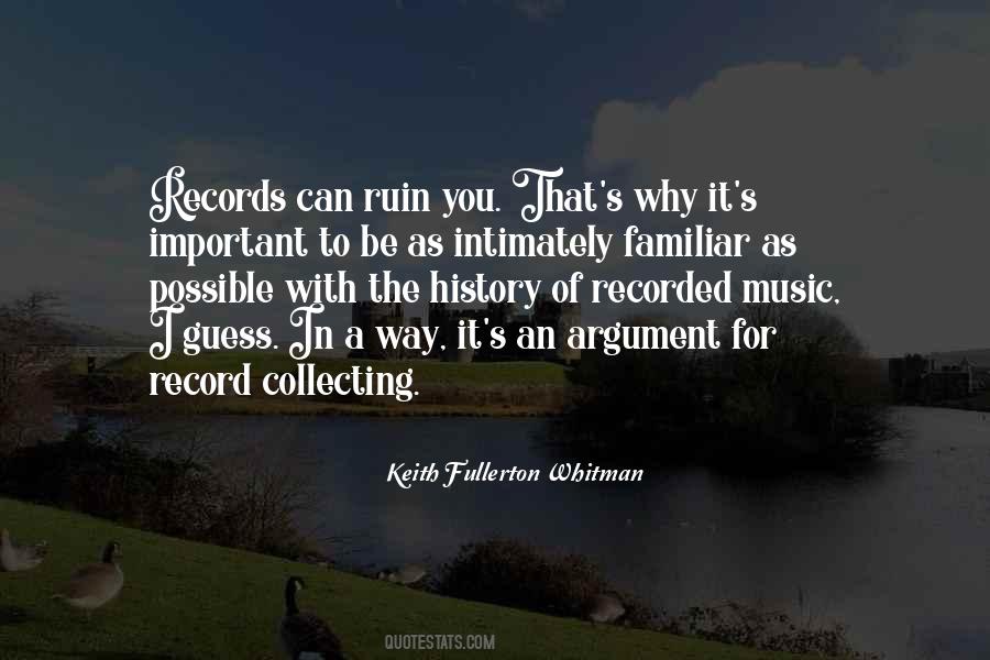 Keith Fullerton Whitman Quotes #1712112