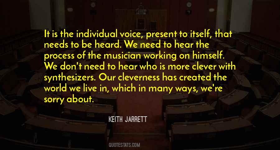 Keith Jarrett Quotes #109677