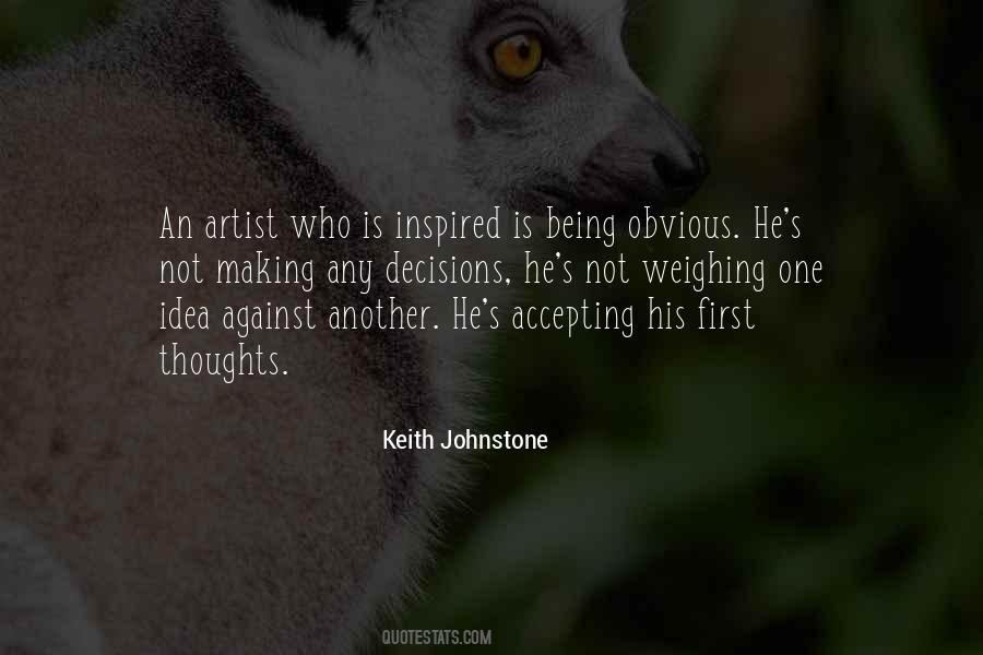 Keith Johnstone Quotes #340902