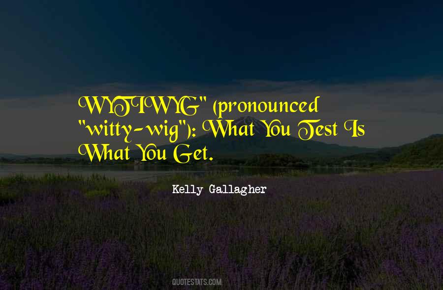 Kelly Gallagher Quotes #225044