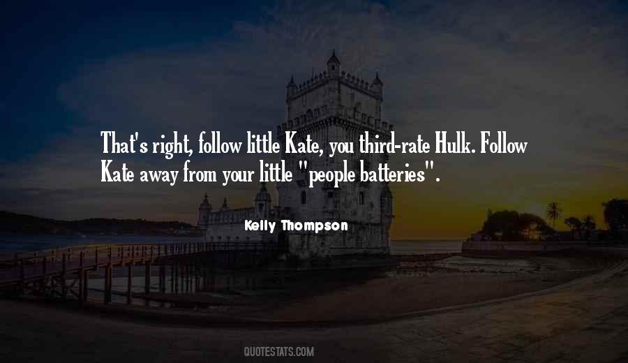 Kelly Thompson Quotes #264775