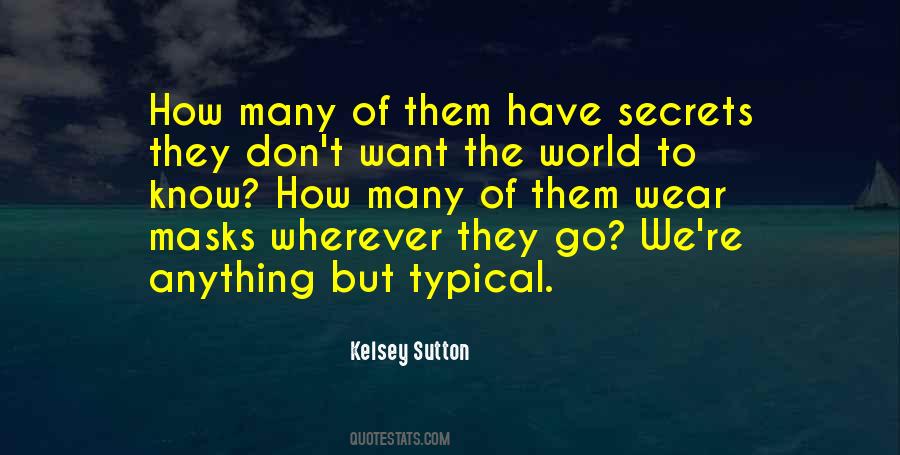 Kelsey Sutton Quotes #296072