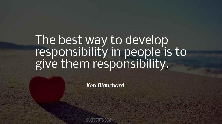 Ken Blanchard Quotes #1766349