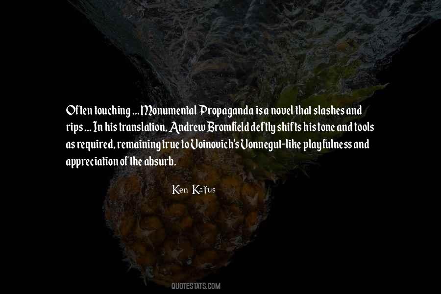 Ken Kalfus Quotes #1198170