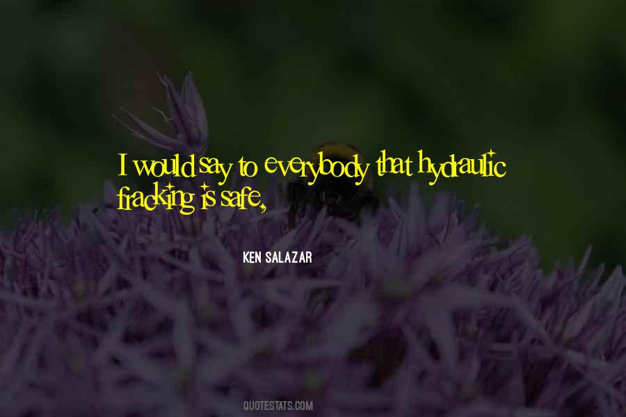 Ken Salazar Quotes #278029