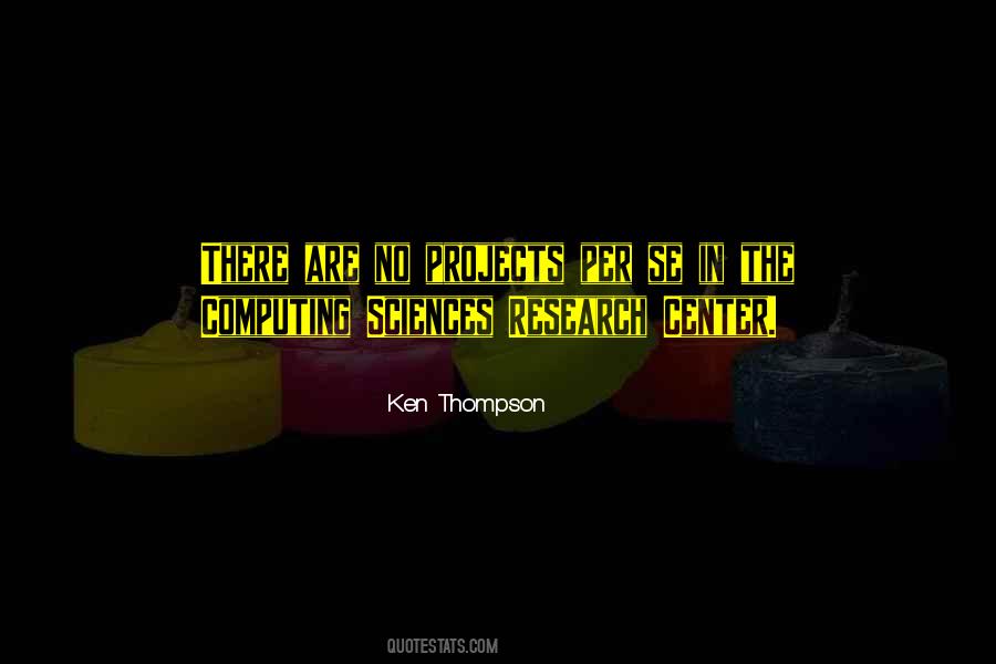 Ken Thompson Quotes #1288055