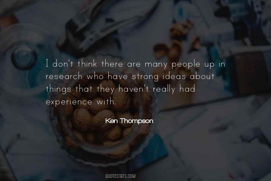 Ken Thompson Quotes #335448