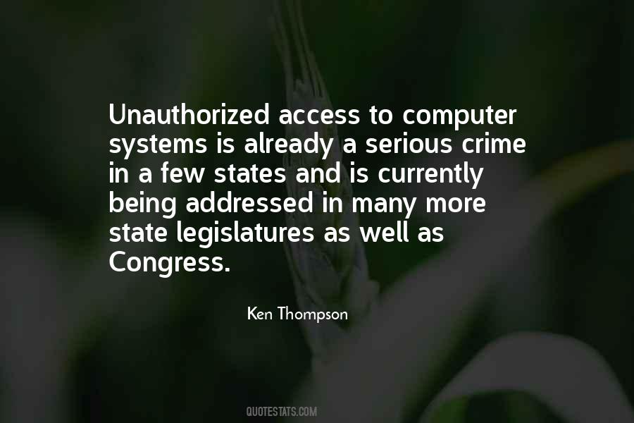 Ken Thompson Quotes #966362