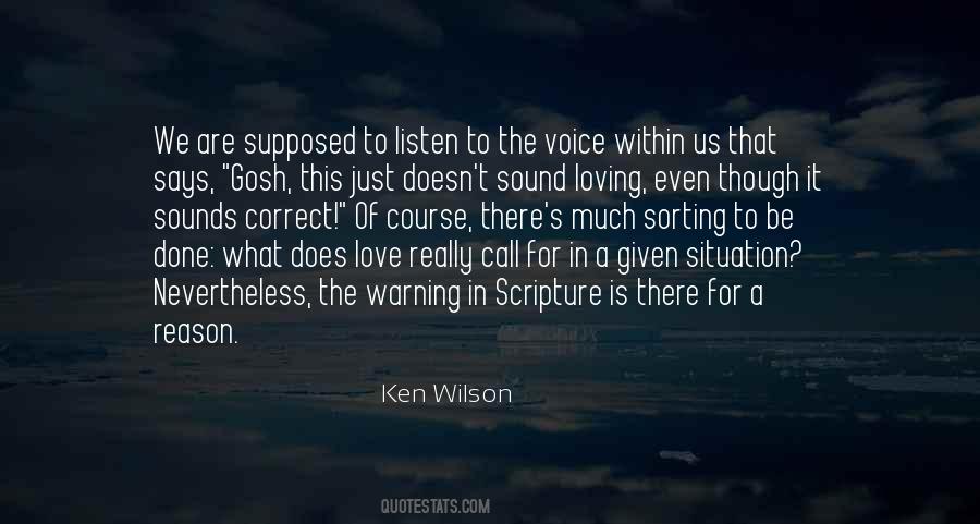 Ken Wilson Quotes #517278
