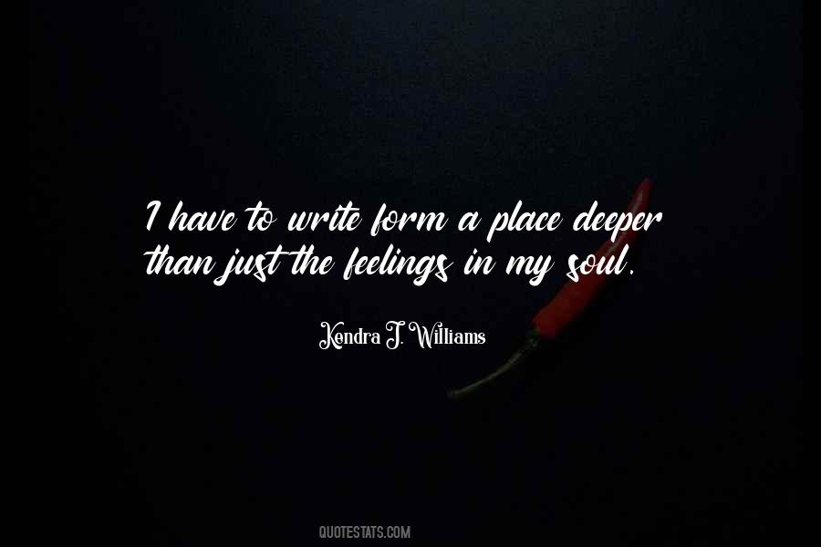 Kendra J. Williams Quotes #221544