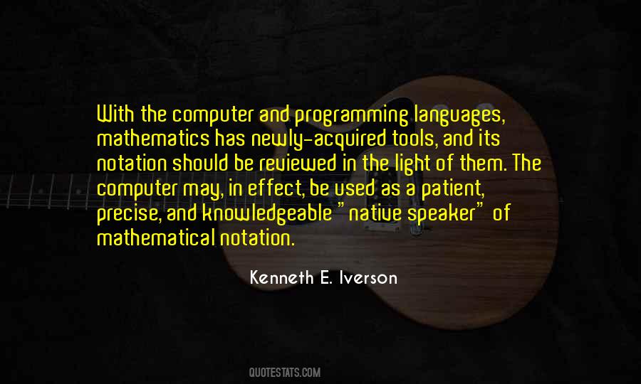 Kenneth E. Iverson Quotes #1223020