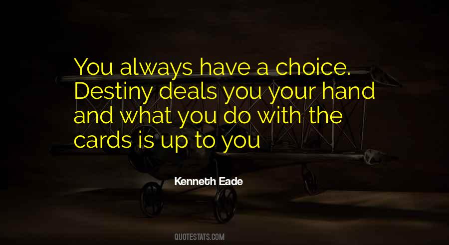 Kenneth Eade Quotes #1241474