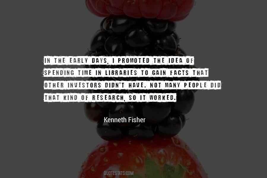 Kenneth Fisher Quotes #68695