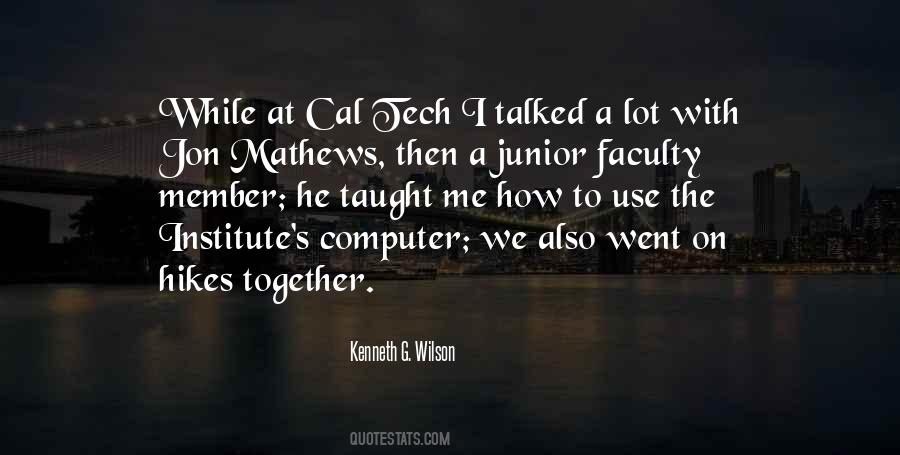 Kenneth G. Wilson Quotes #1261923