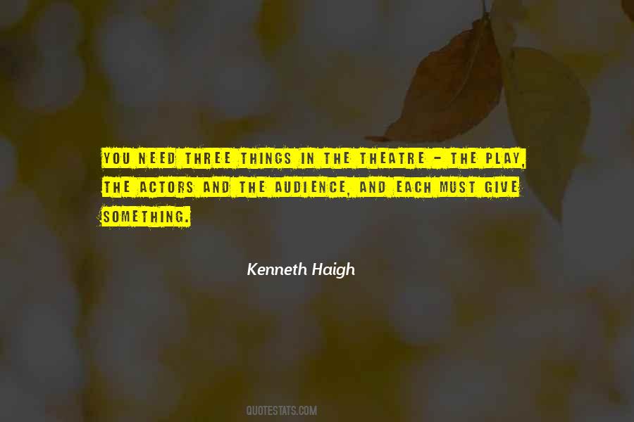 Kenneth Haigh Quotes #602355