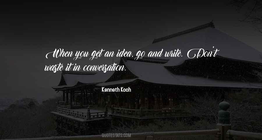 Kenneth Koch Quotes #1190921