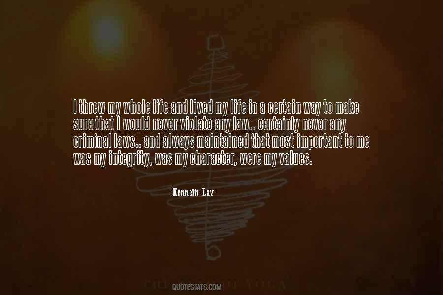 Kenneth Lay Quotes #717330