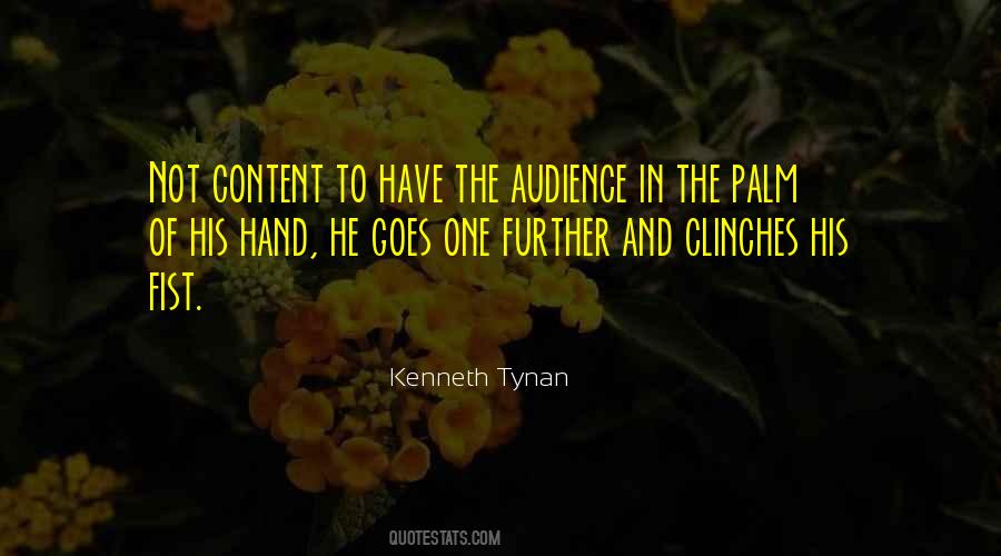 Kenneth Tynan Quotes #661562