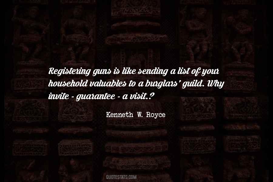 Kenneth W. Royce Quotes #1869660