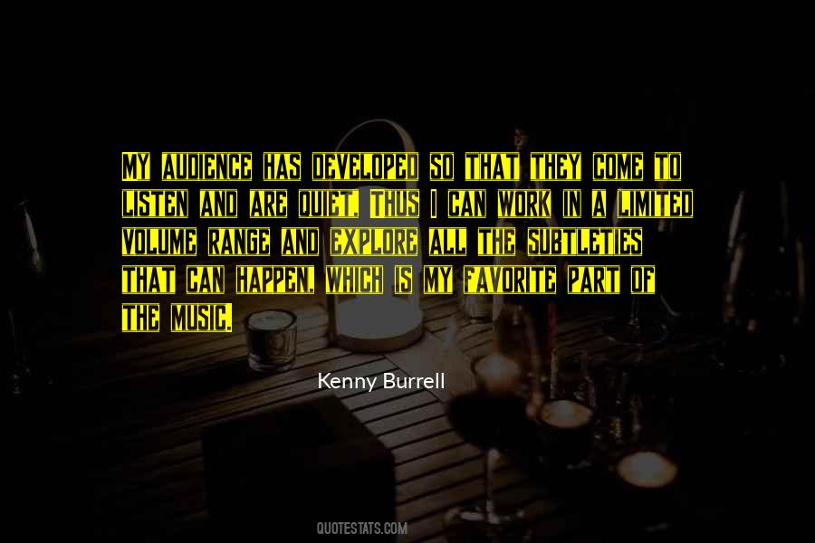Kenny Burrell Quotes #983994