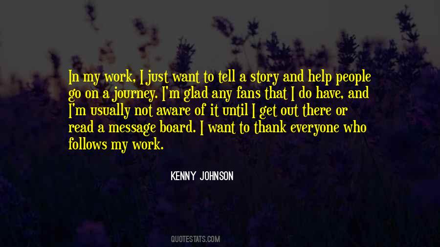 Kenny Johnson Quotes #936000