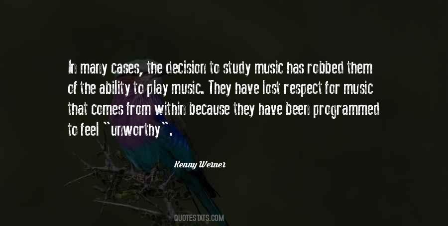 Kenny Werner Quotes #476924