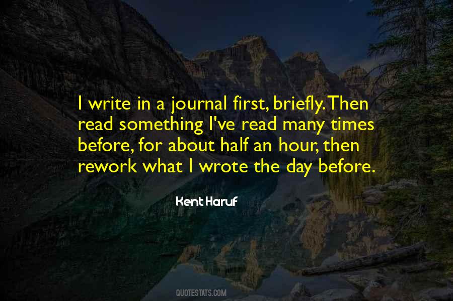 Kent Haruf Quotes #883344