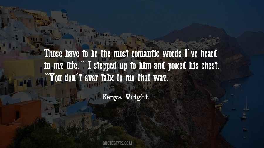 Kenya Wright Quotes #1052890