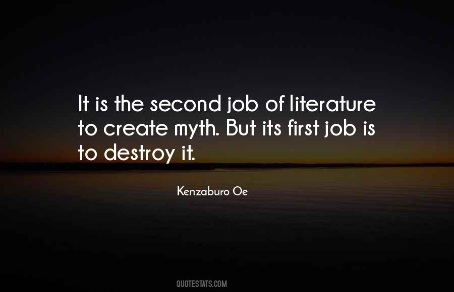 Kenzaburo Oe Quotes #9543