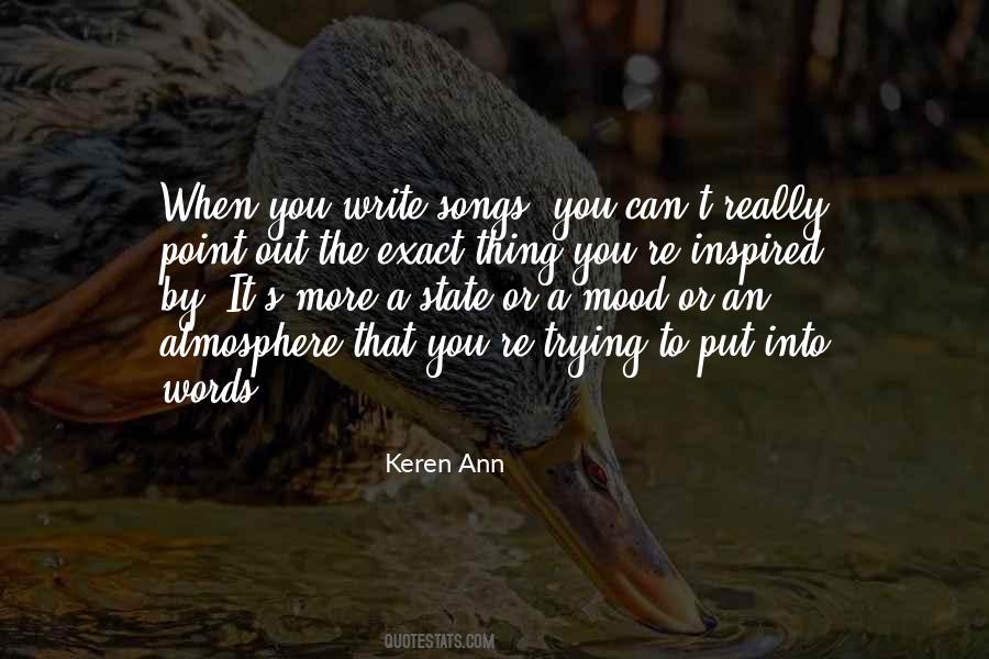 Keren Ann Quotes #728277