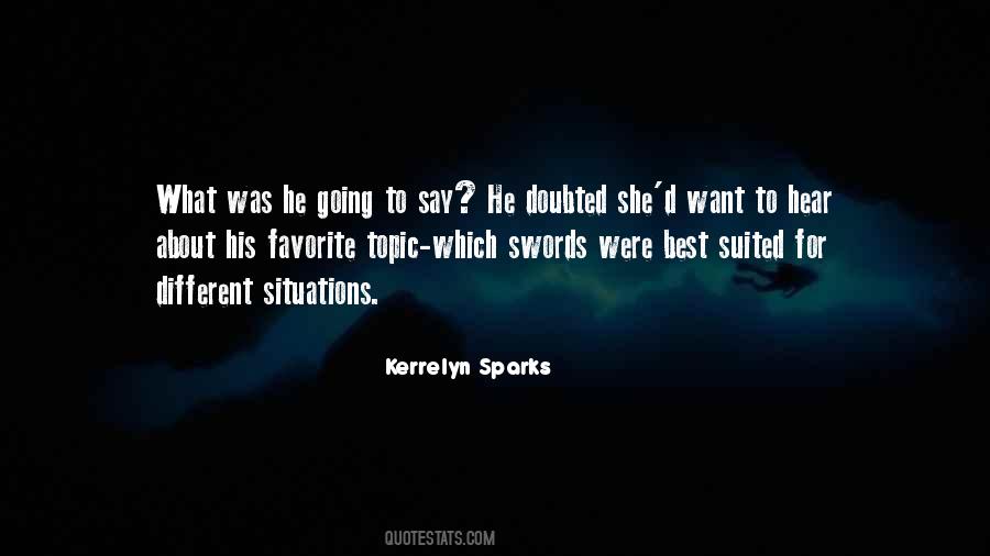 Kerrelyn Sparks Quotes #967556