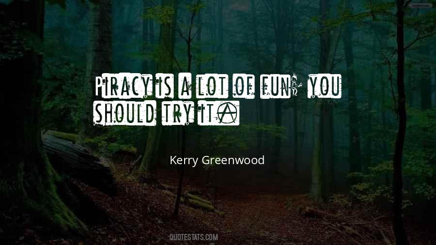 Kerry Greenwood Quotes #182234