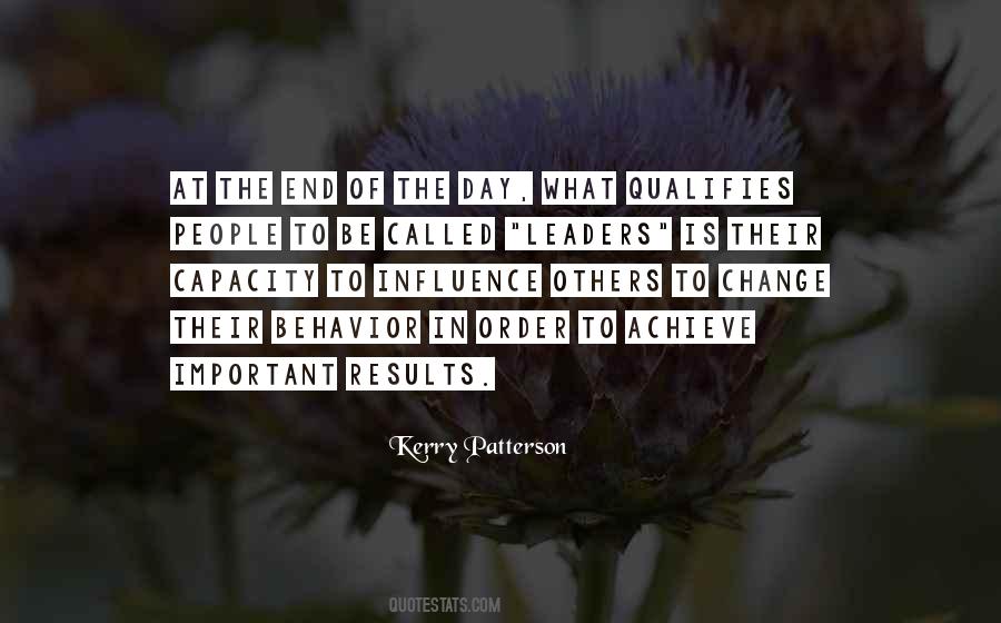 Kerry Patterson Quotes #199266