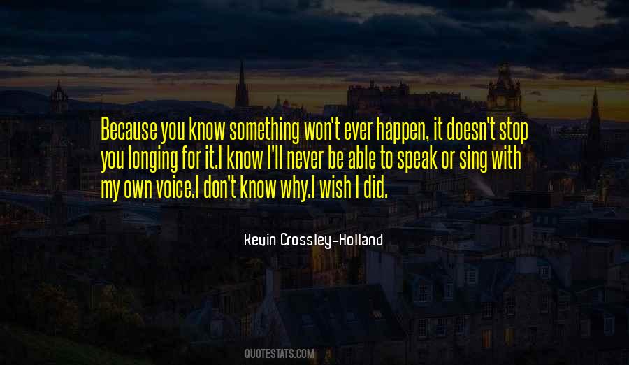 Kevin Crossley-Holland Quotes #953868