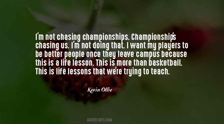 Kevin Ollie Quotes #1093034