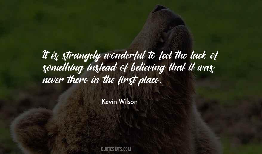 Kevin Wilson Quotes #403955