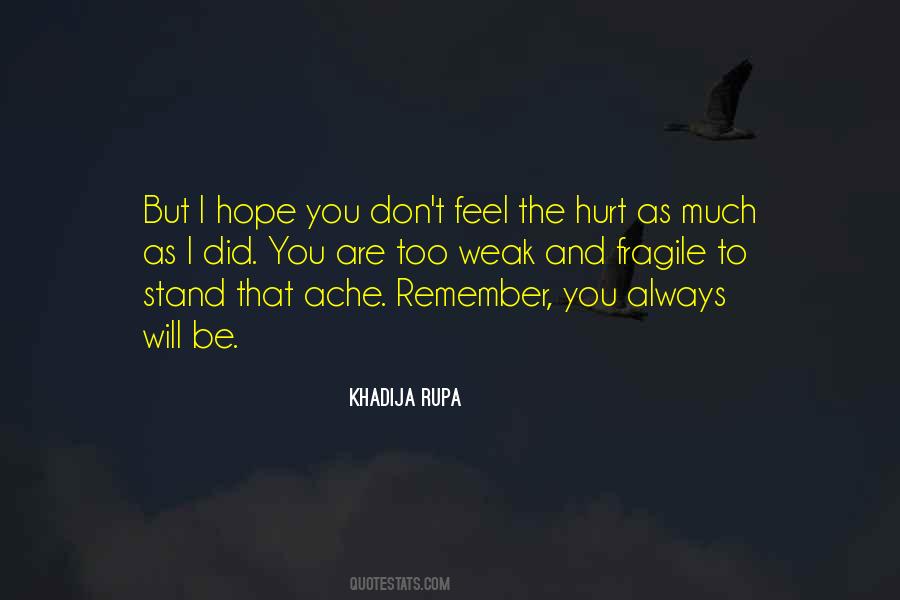 Khadija Rupa Quotes #1511534