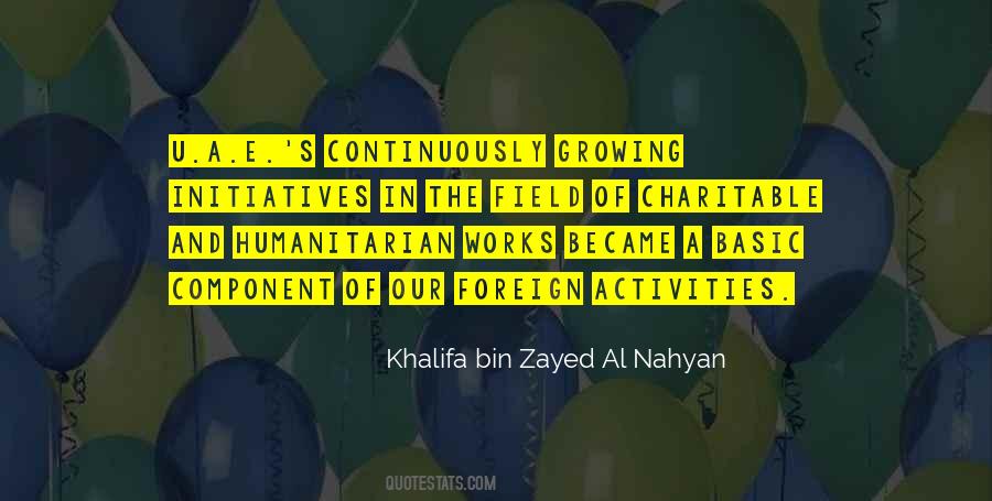 Khalifa Bin Zayed Al Nahyan Quotes #629944