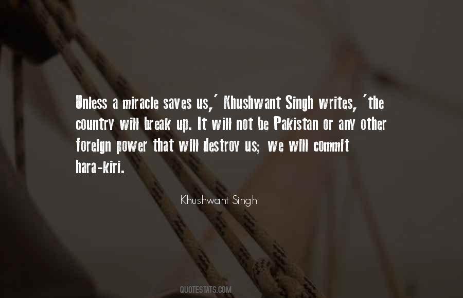 Khushwant Singh Quotes #304967