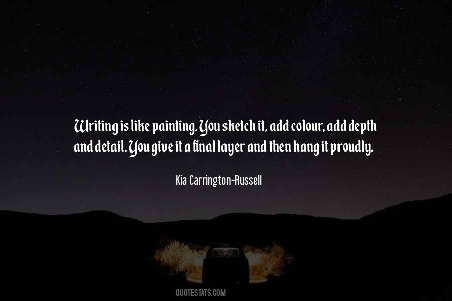 Kia Carrington-Russell Quotes #660305