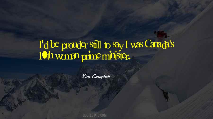 Kim Campbell Quotes #1289160
