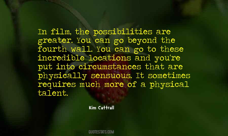 Kim Cattrall Quotes #593313