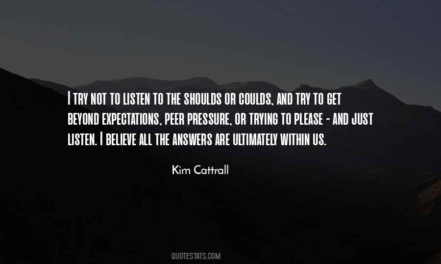 Kim Cattrall Quotes #832