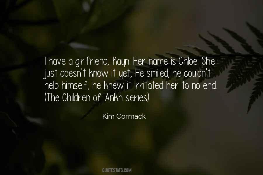 Kim Cormack Quotes #517133